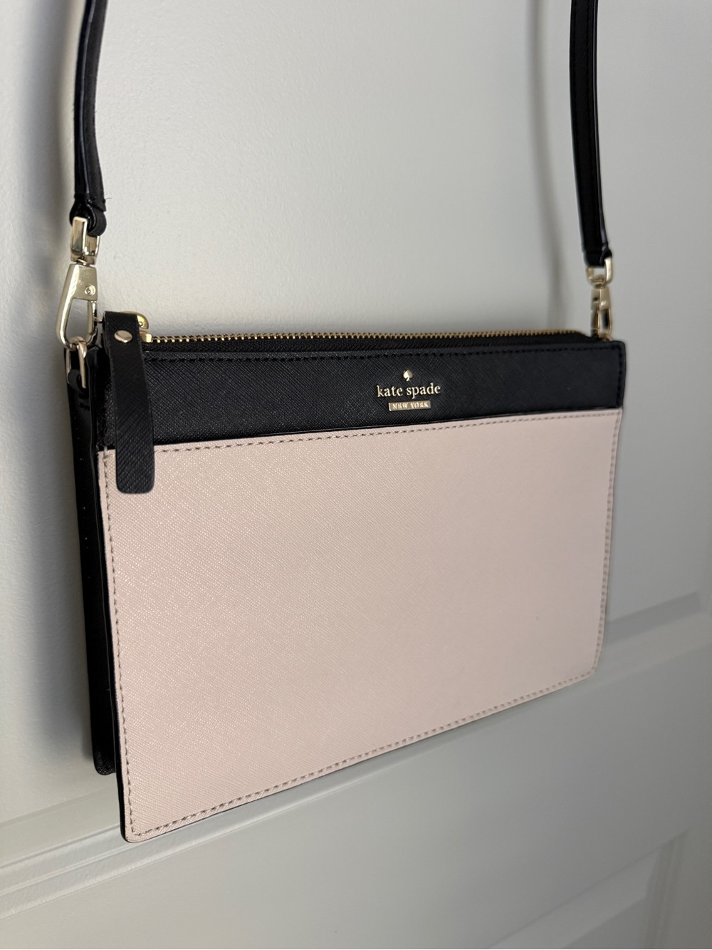 kate spade Black & Cream Two-Tone Crossbody Bag